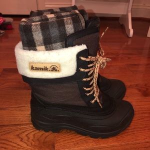 Kamik knit snow boots